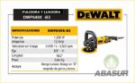 Pulidora angular DEWALT 7 y 9″ 1250 watts, modelo DWP849X-B3