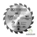Sierra circular Black & Decker 7 1/4″ 1500 watts, modelo CS1024-B3