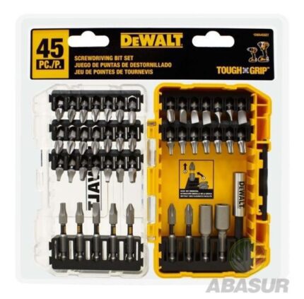 Juego de destornilladores 45 piezas Dewalt DWA45SET