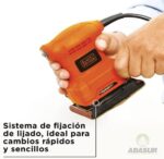 Lijadora de 1/4 de hoja black and decker 200w BS200-B3