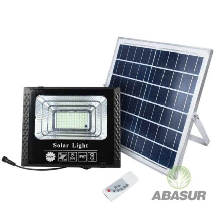 Luminario de led solar Magna Lux 60w reflector urbano, modelo LS-6060