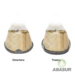 Herradura delta – Mustad para equitación con pestañas número 00, juego de 4 piezas