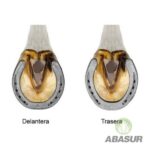 Herradura delta – Mustad para equitación con pestañas número 00, juego de 4 piezas