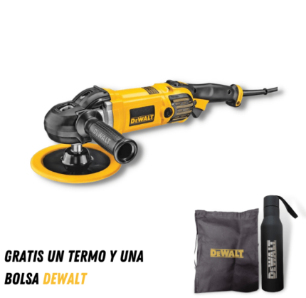 Pulidora angular DEWALT 7 y 9″ 1250 watts, modelo DWP849X-B3