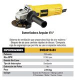 Esmeriladora angular DEWALT 4 1/2″ 700 watts, modelo DWE4010-B3