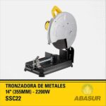 Sierra de corte rápido “Chop Saw” Stanley 14″ 2100 watts, modelo STEL701-B3/SSC22-B3
