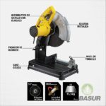 Sierra de corte rápido “Chop Saw” Stanley 14″ 2100 watts, modelo STEL701-B3/SSC22-B3