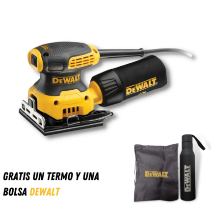 Lijadora de palma de 1/4″ de hoja DEWALT 230 watts, modelo DWE6411-B3