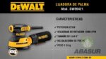 Lijadora de palma roto orbital DEWALT 5″, modelo DWE6421-B3